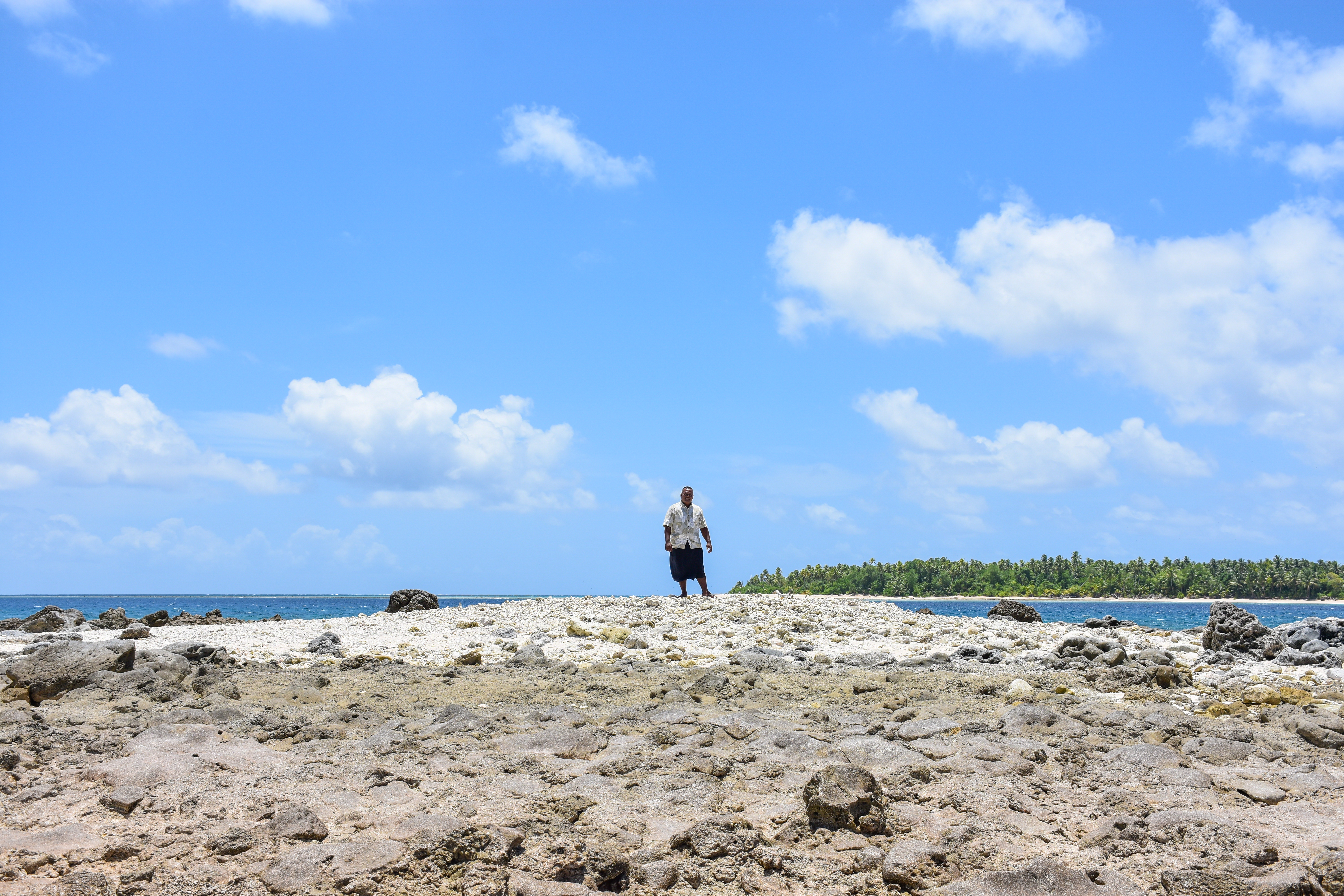 Pukasavilivili Islet impact by cyclones.